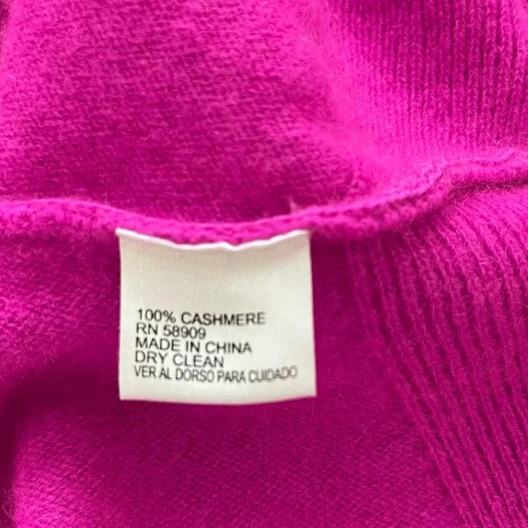Antonio Melani Cashmere Sweater in Barbiecore Pink - Picture 7 of 7